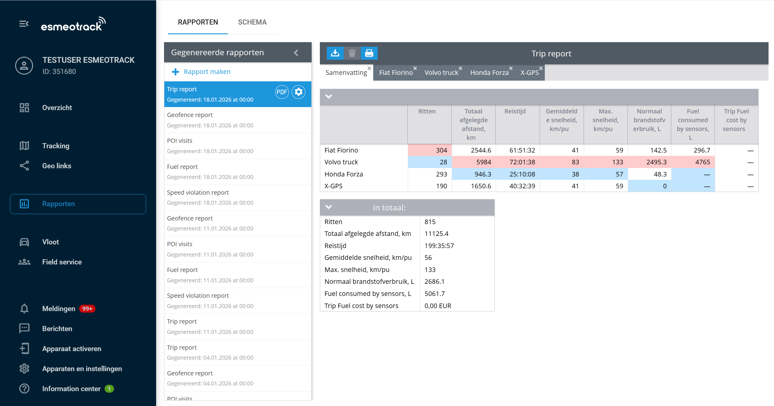 Altijd en overal in control: Ontdek het gemak van het ESMEOTrack platform