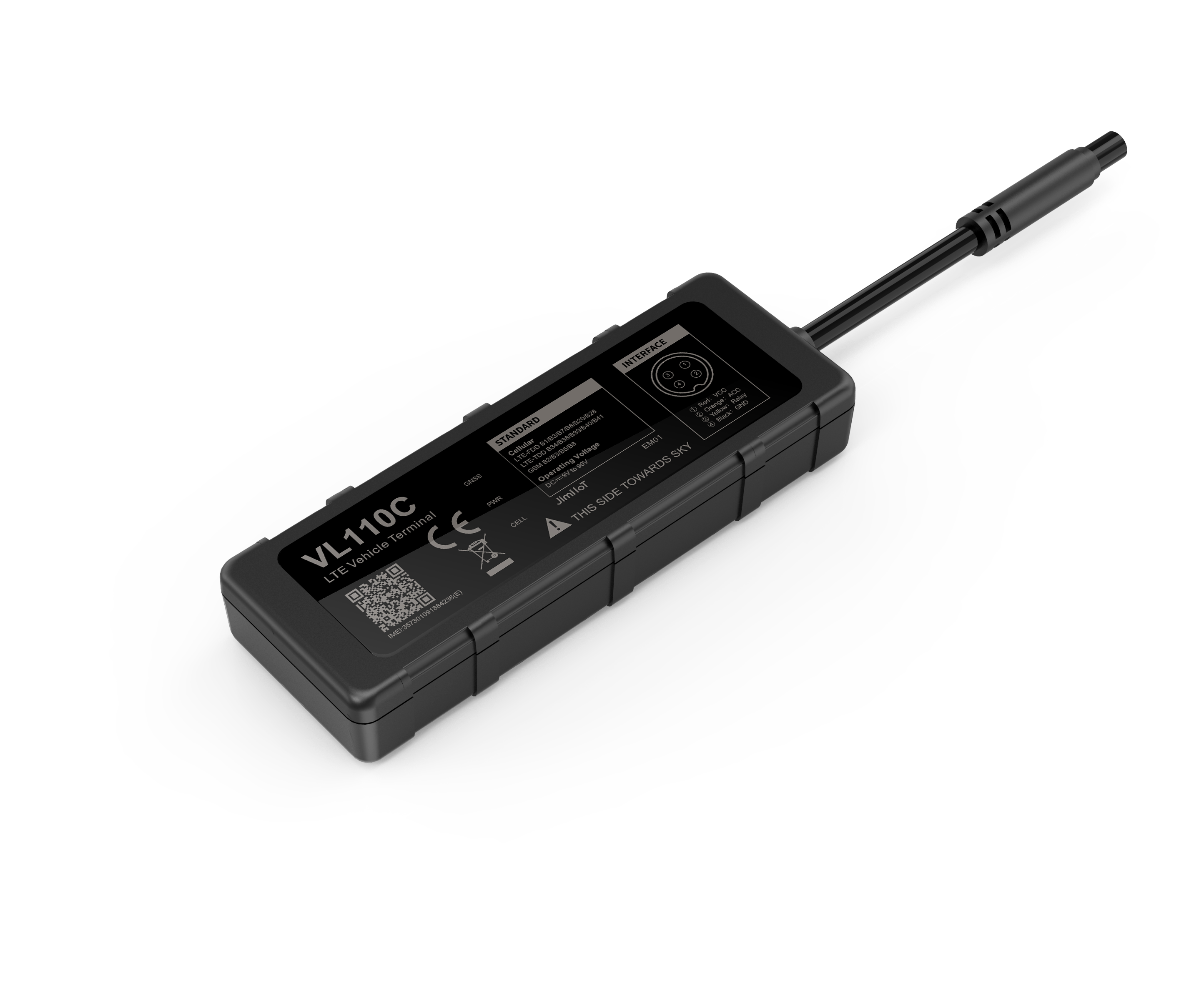 VL110C Vehicle Tracker – Side profile showing durable design
